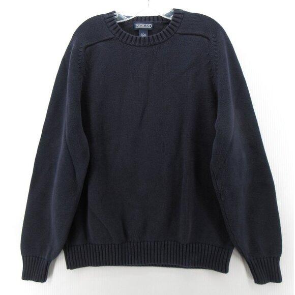 VINTAGE Lands End Sweater Large Pullover Preppy Classic 90s Japan Made - Picture 1 of 10